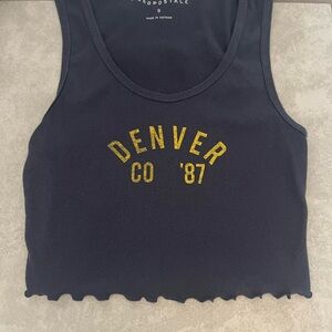 Aeropostale Women's Black Crop Top